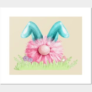 Bunny gnome fluffball Posters and Art